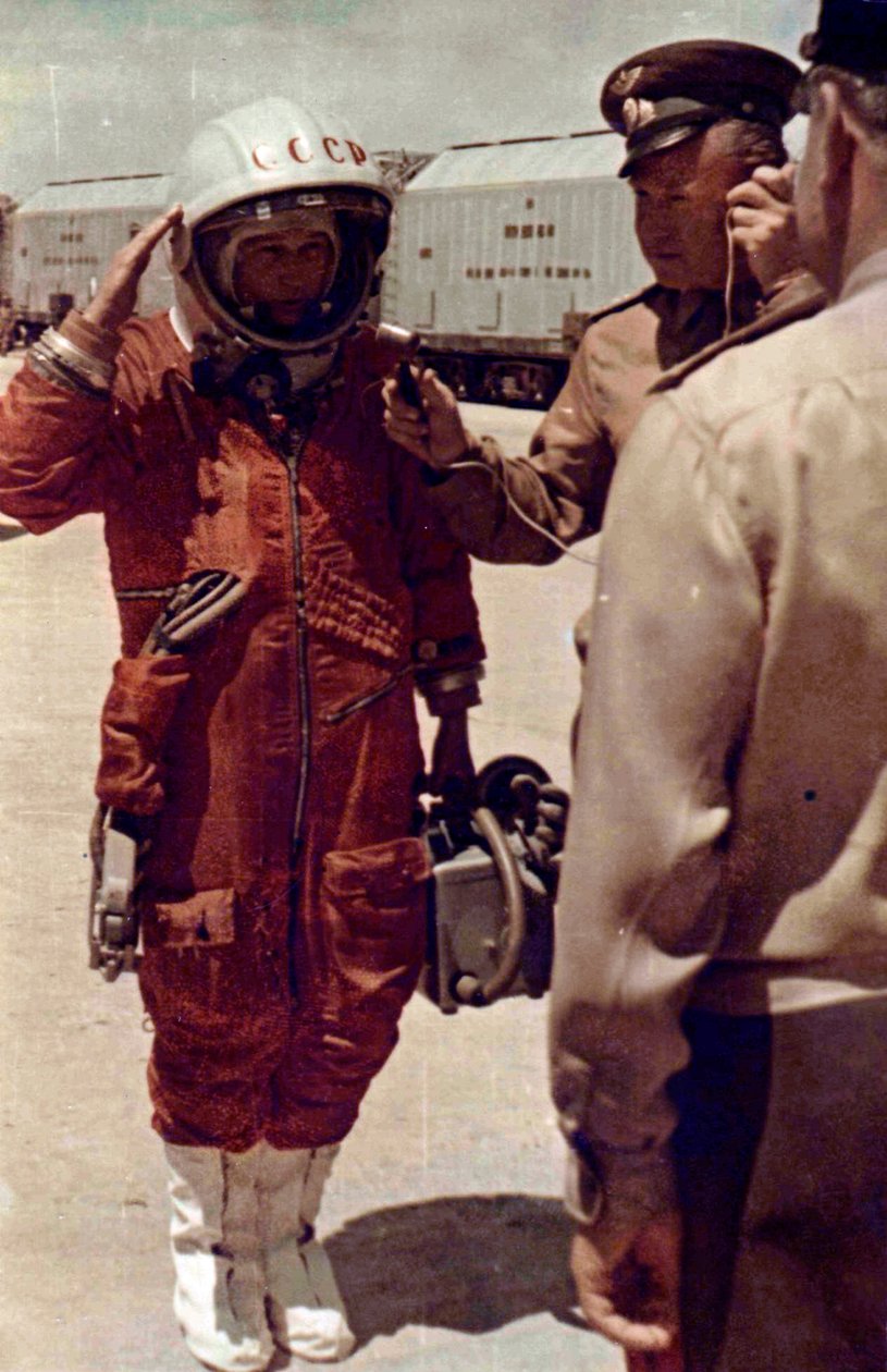苏联宇航员瓦伦蒂娜·捷列什科娃（Valentina Tereshkova），1963年6月16日，苏联拜科努尔宇航员 作者 不明