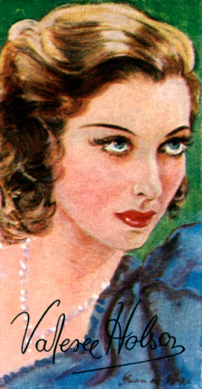 瓦莱丽·霍布森（Valerie Hobson），1917-1998年，英国女演员，二十世纪 作者 不明
