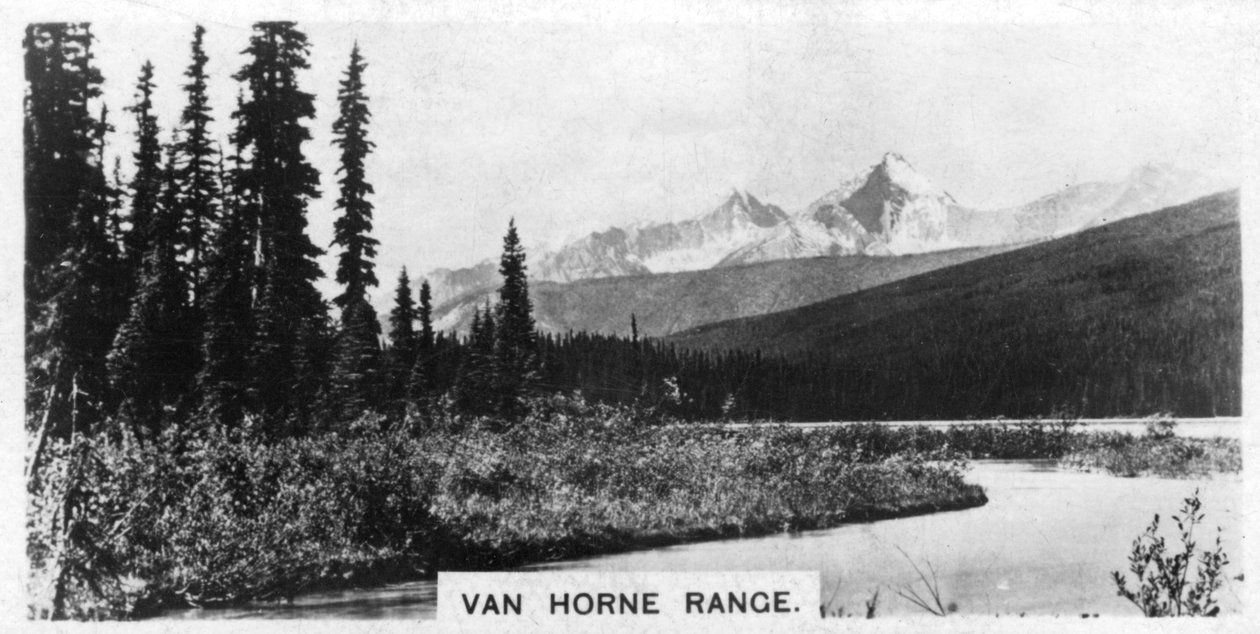 范·霍恩山脉（Van Horne Range），加拿大洛矶山脉（c1920s） 作者 不明