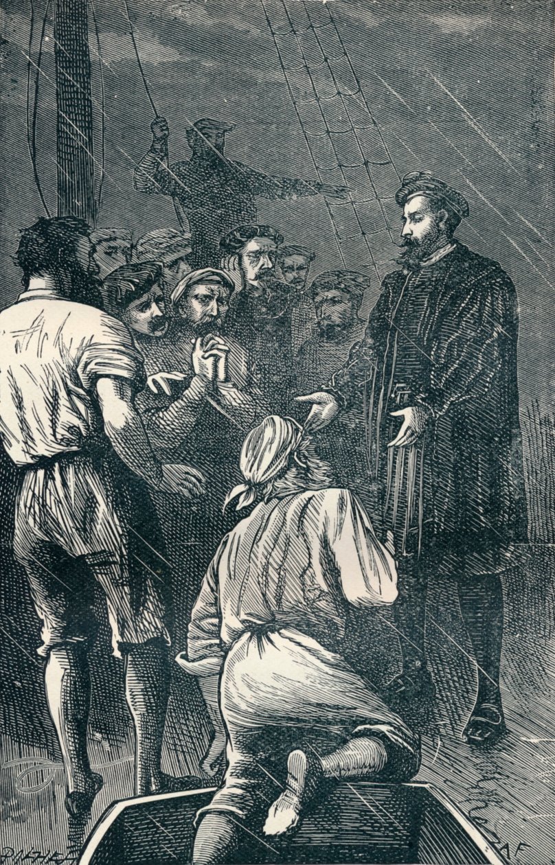 瓦斯科·达·伽玛（Vasco da Gama）拒绝再次回头，1904年 作者 不明
