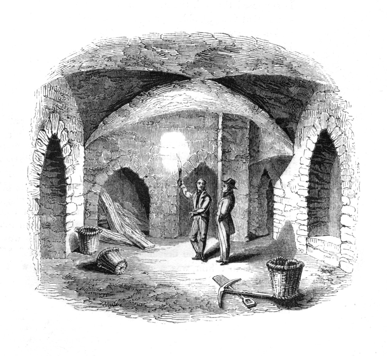 老上议院下的金库，1845年 作者 不明