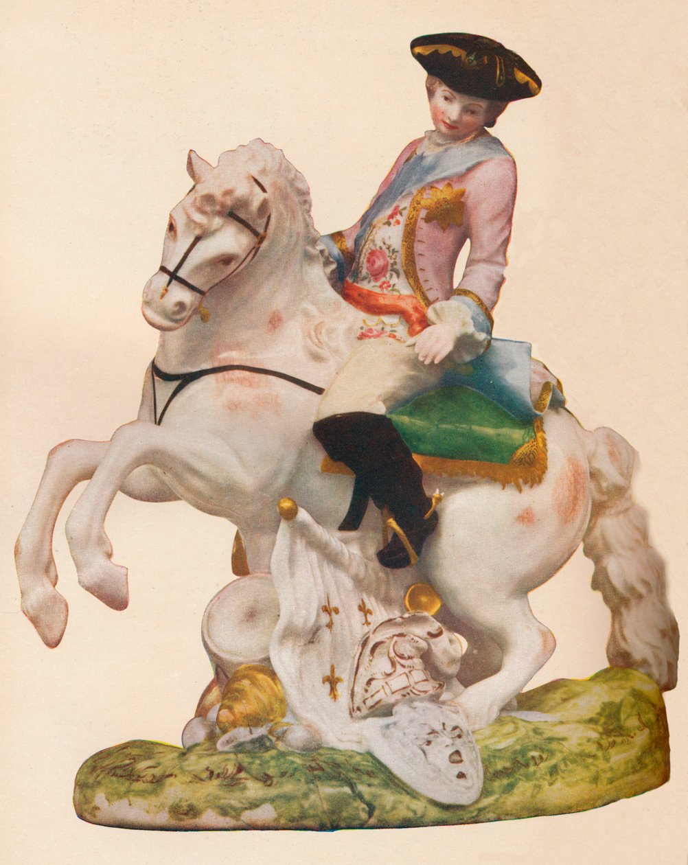 沃克斯豪尔（Vauxhall）瓷像，大概代表不伦瑞克公爵费迪南德（c.1755-60）。 作者 不明