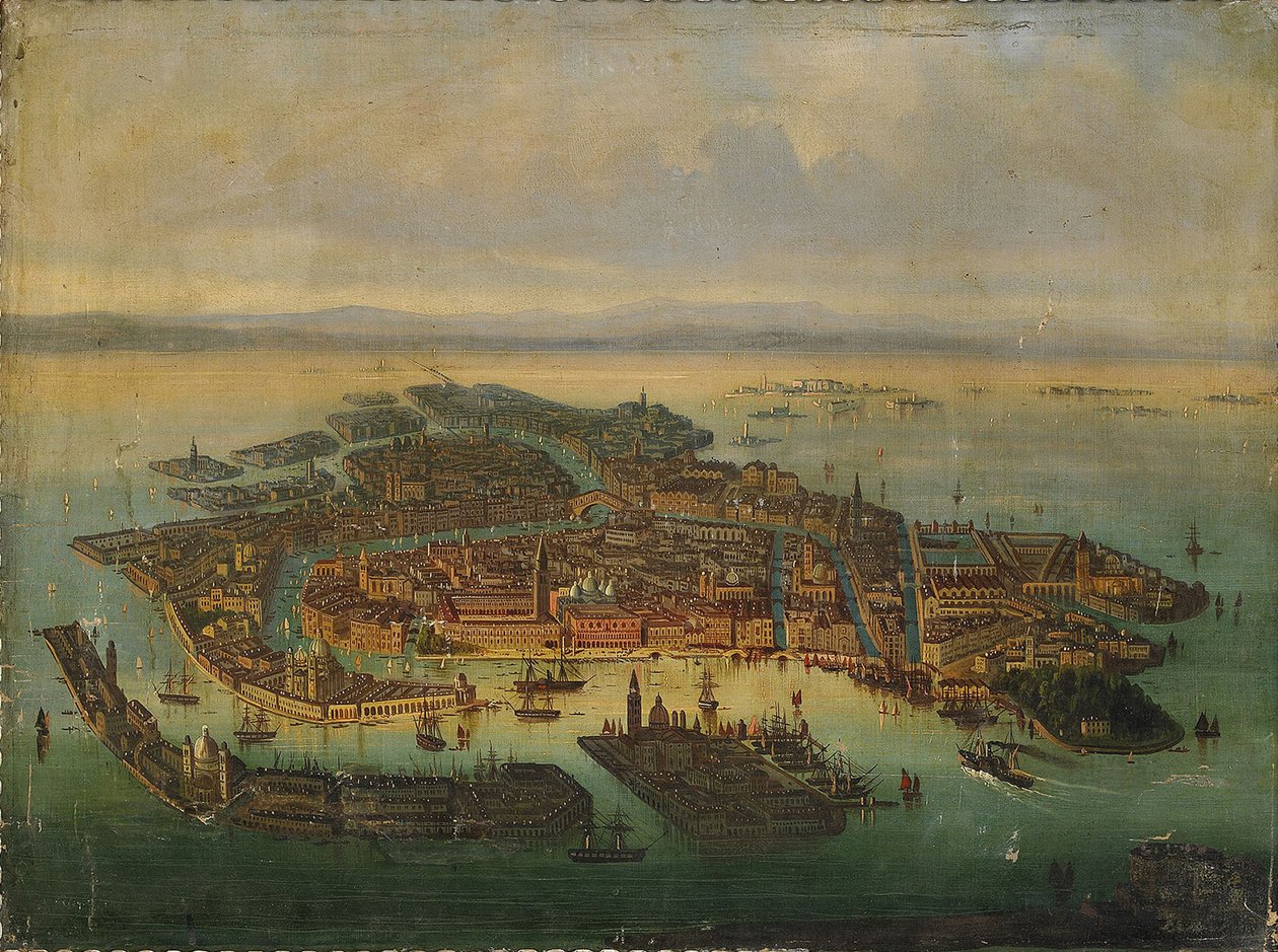 威尼斯，1800年 作者 不明