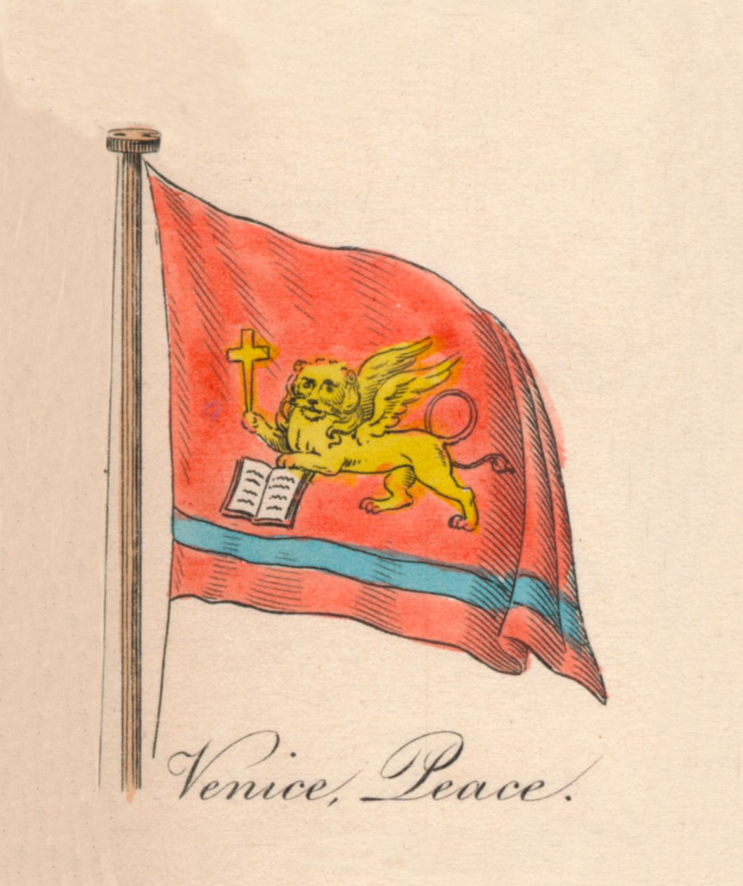 威尼斯，和平，1838年 作者 不明