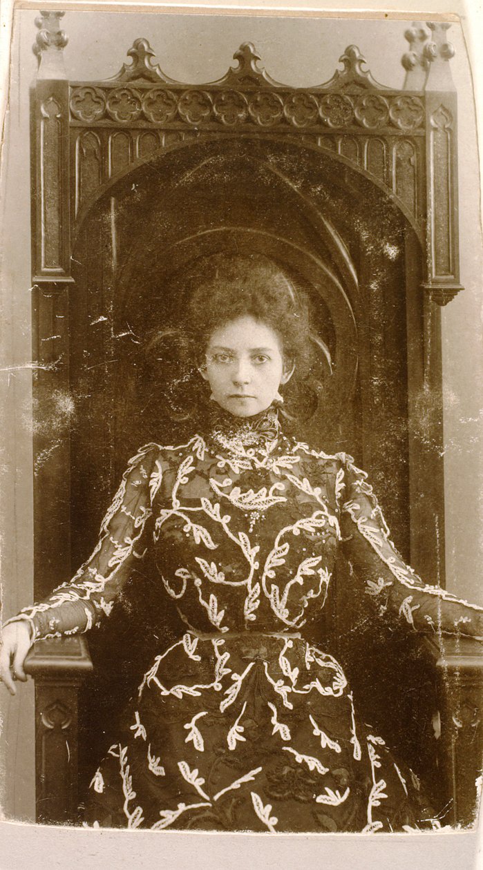 Vera Komissarzhevskaya，俄罗斯女演员，1900年代 作者 不明