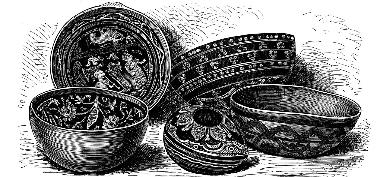 来自巴西的日本陶器船，大约1890年 作者 不明