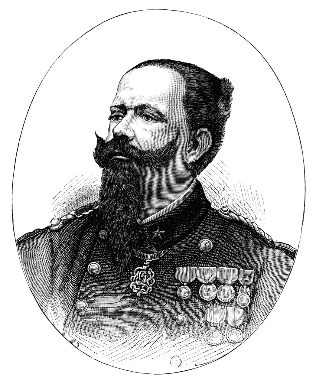 意大利国王维克多·伊曼纽尔二世1820-1878年 作者 不明