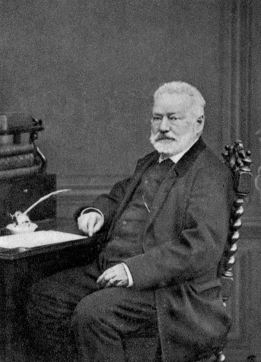 维克多·雨果（Victor Hugo），法国作家，1872年 作者 不明