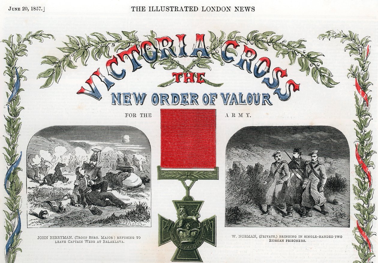 1857年，维多利亚十字勋章获得英国英勇奖 作者 不明