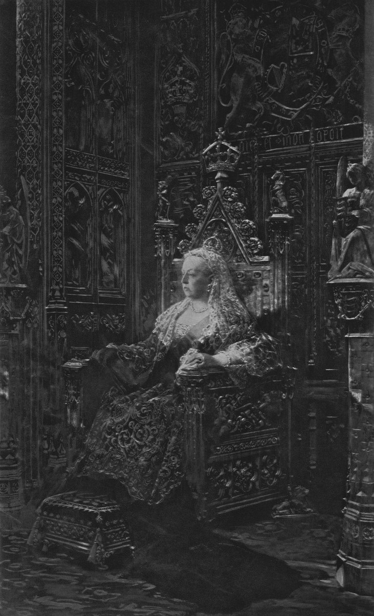 维多利亚女皇，维多利亚女王和慈禧，1901。 作者 不明