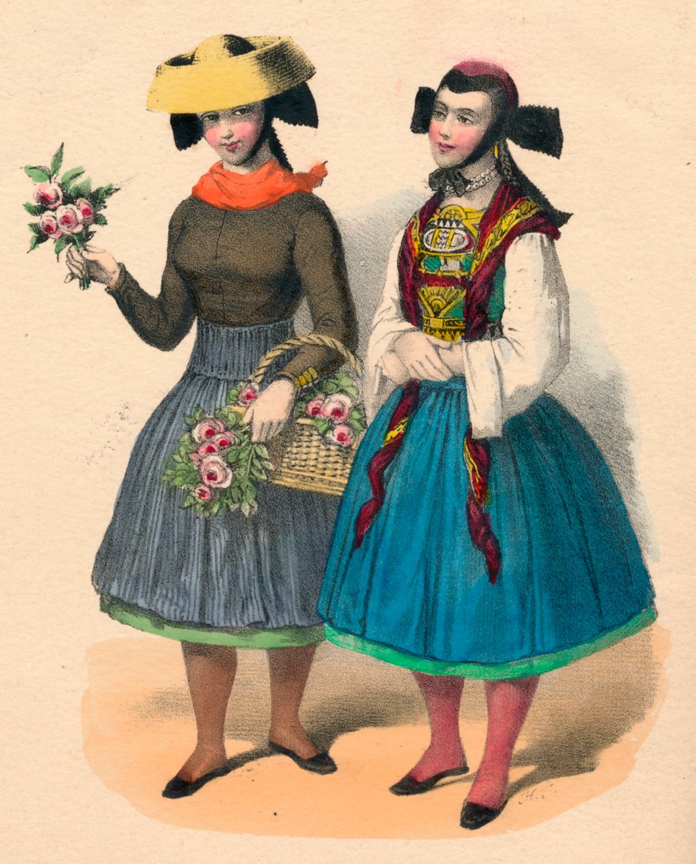 维兰德女孩，十九世纪。 作者 不明