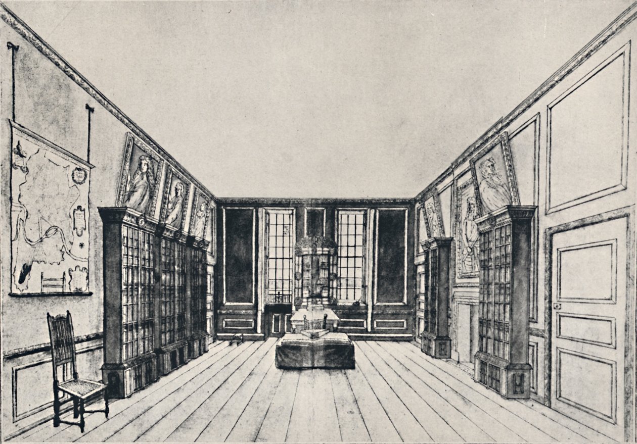塞缪尔·佩皮斯图书馆，泰晤士河上的泰晤士河景观，1928年 作者 不明