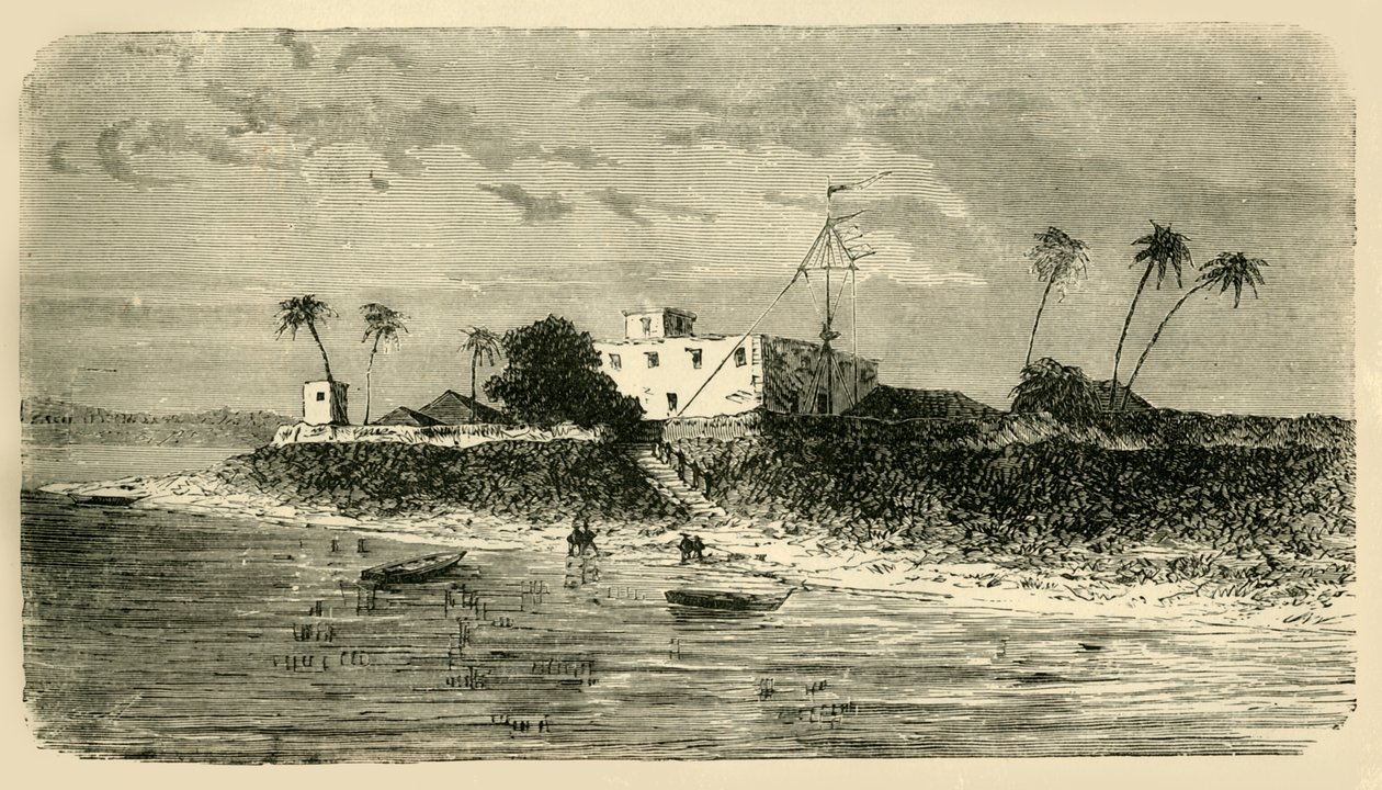 1890年在胡格利口（Hooghly）上观看。 作者 不明