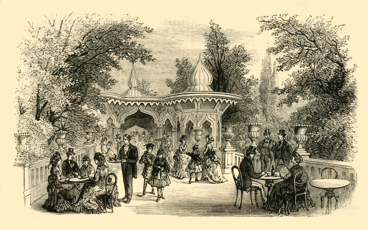 在萨里花园（Surrey Gardens）中查看，c1878。 作者 不明