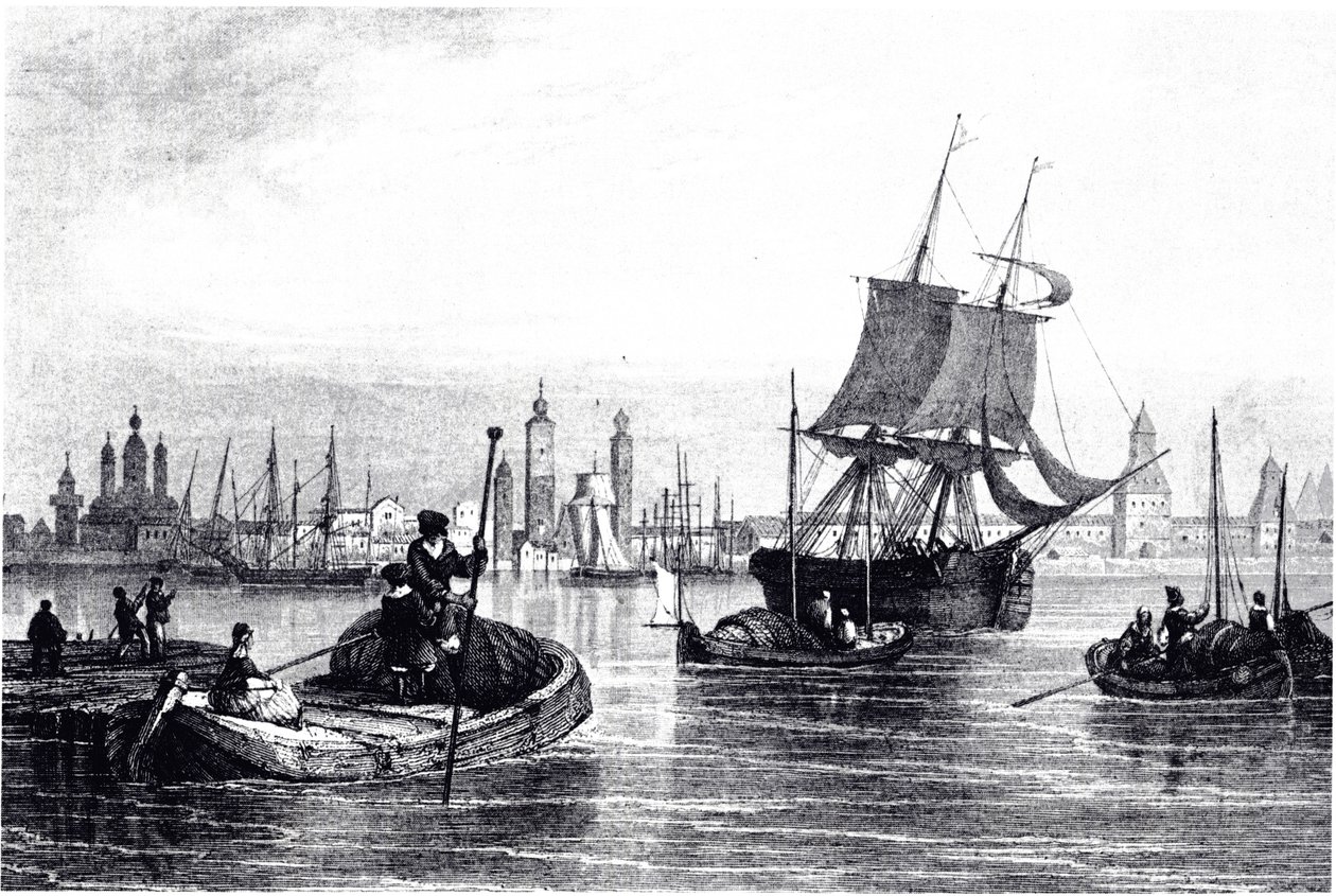 阿尔汉格尔斯克美景，1835年 作者 不明