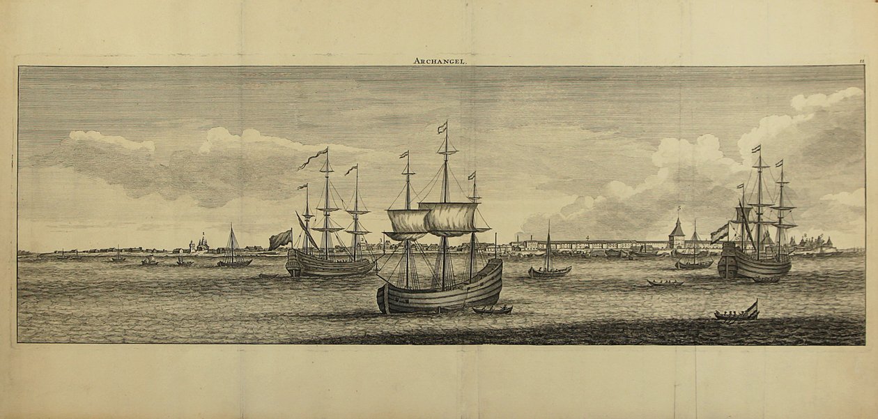 1770年阿尔汉格尔斯克的景色 作者 不明