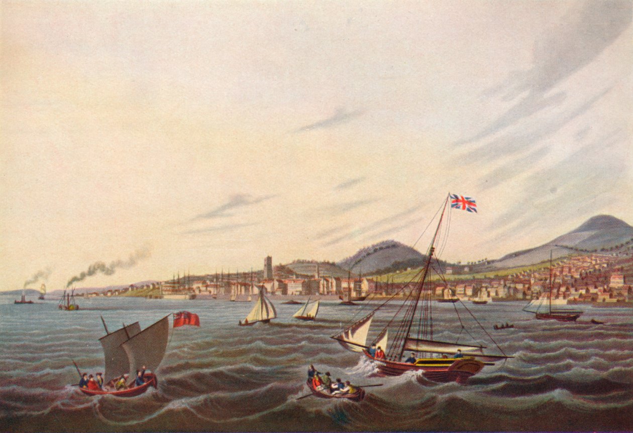 邓迪景色，1824年 作者 不明