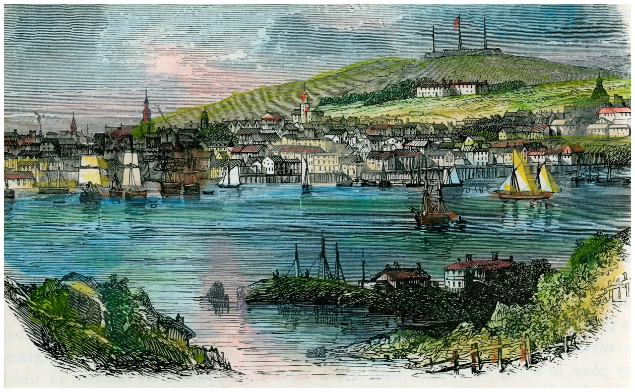 哈利法克斯，新斯科舍省，c1870年的视图 作者 不明