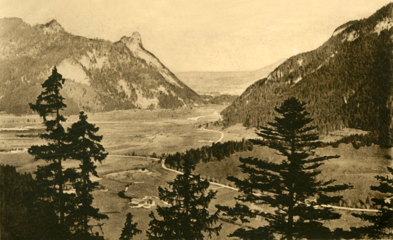奥伯阿默高视图，c1922。 作者 不明