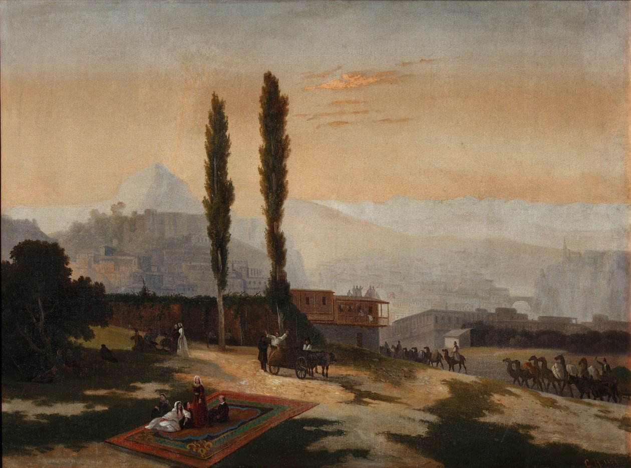 提夫利斯景色，1890年 作者 不明