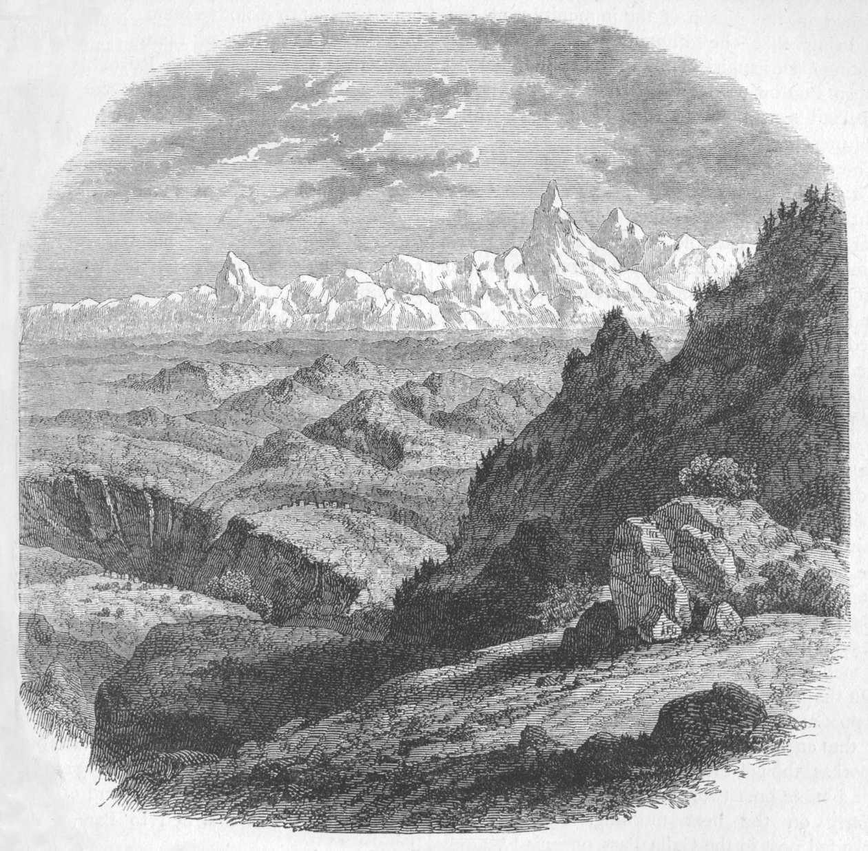 喜马拉雅山脉景观，c1880 作者 不明