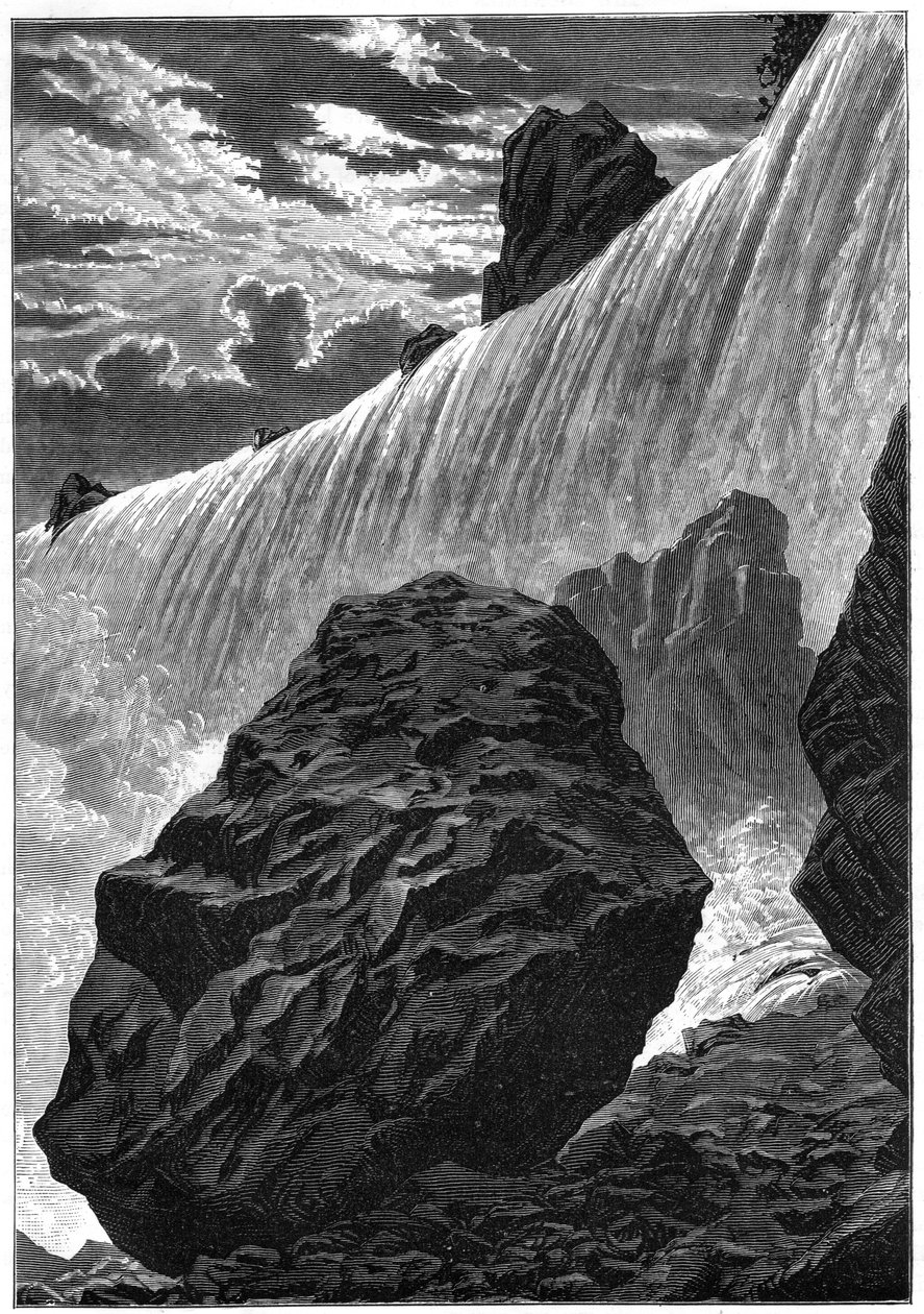 尼亚加拉大瀑布景观，1877年 作者 不明