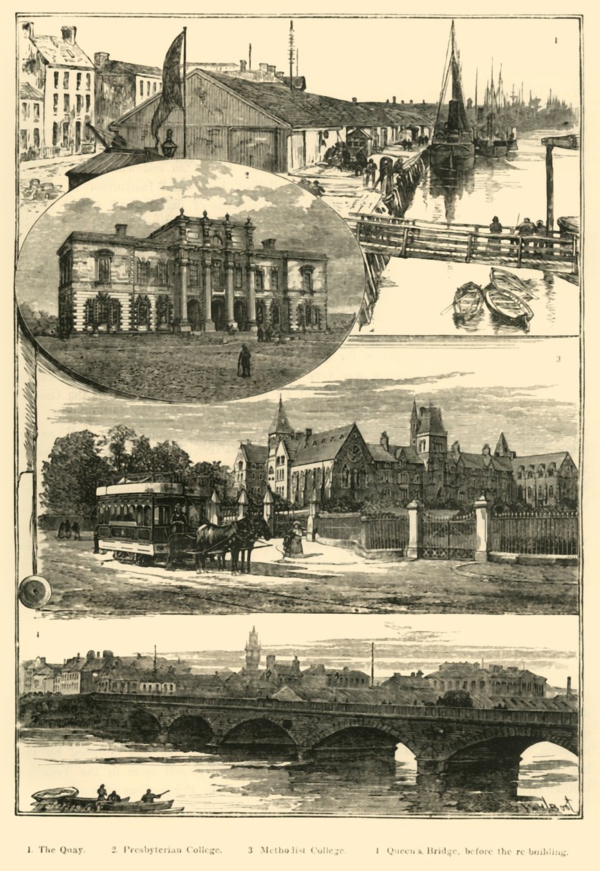 贝尔法斯特的美景，1898年。 作者 不明