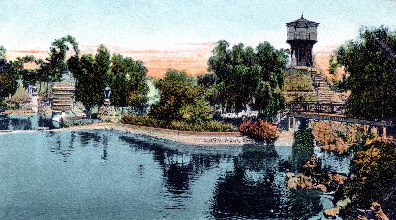 Villa Dolores，Lago Azul，蒙得维的亚，乌拉圭，c1900年代 作者 不明