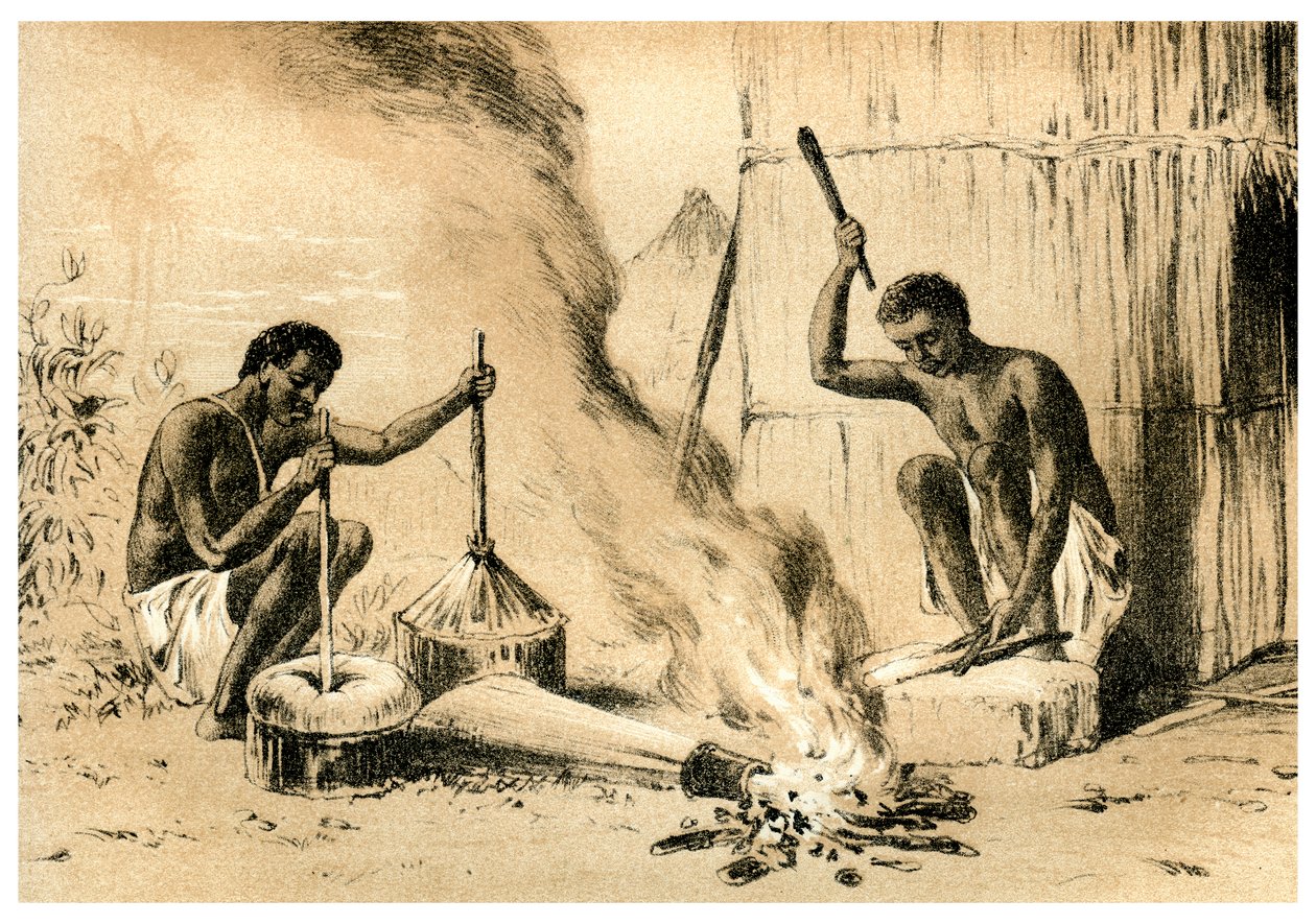铁匠村，1883年 作者 不明