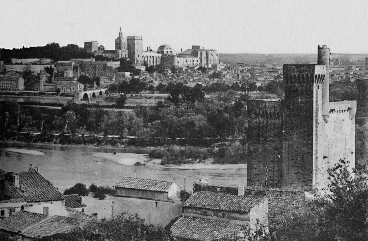 Villeneuve-Les-Avignon-Philippe-le-Bel 14世纪的塔。罗纳河谷。宫殿 作者 不明