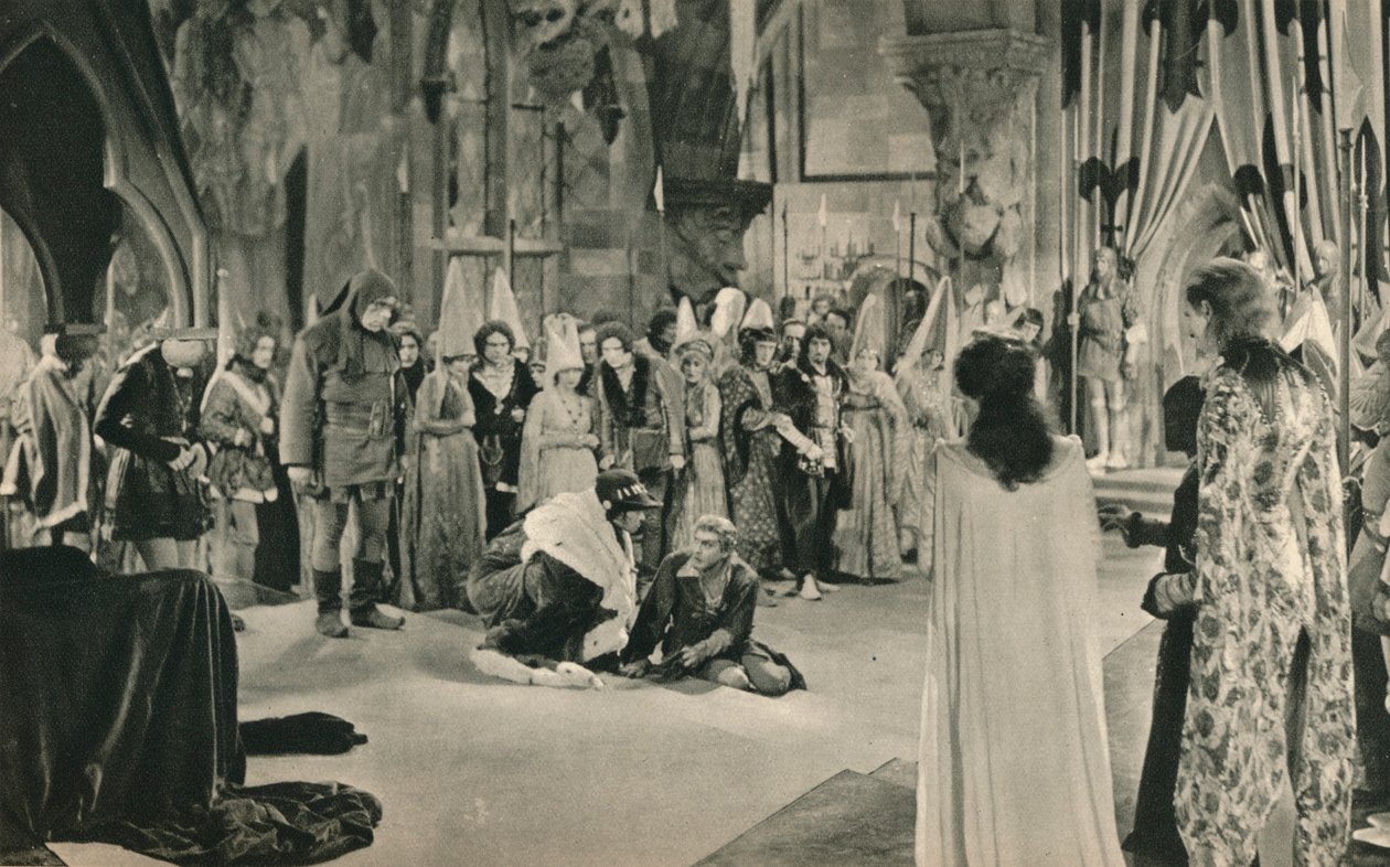 维隆·约翰·巴里摩尔（Villon John Barrymore）于1927年受路易斯十一世的威胁死亡 作者 不明