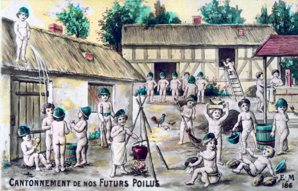 法国复古明信片，c1900 作者 不明