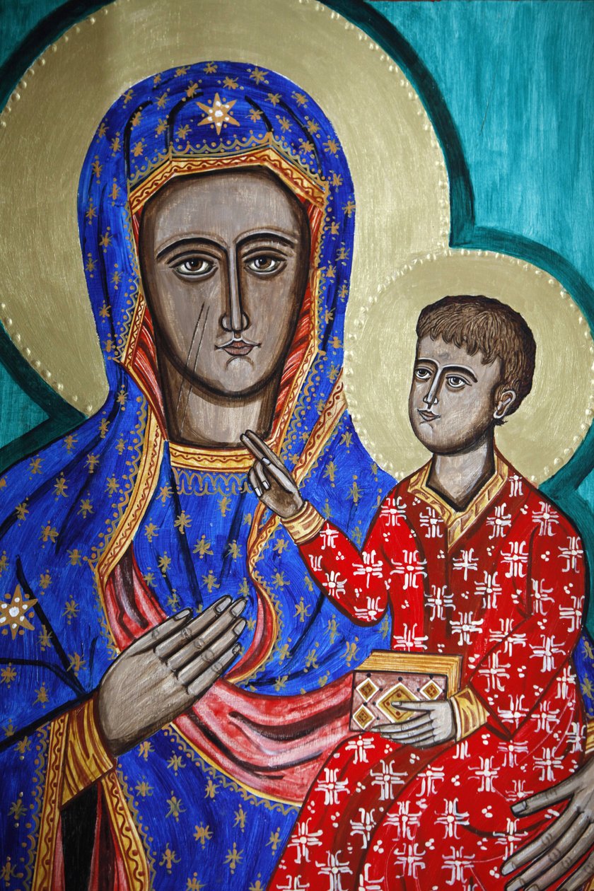 Virgin and child painting, London, Grande-Bretagne 作者 不明