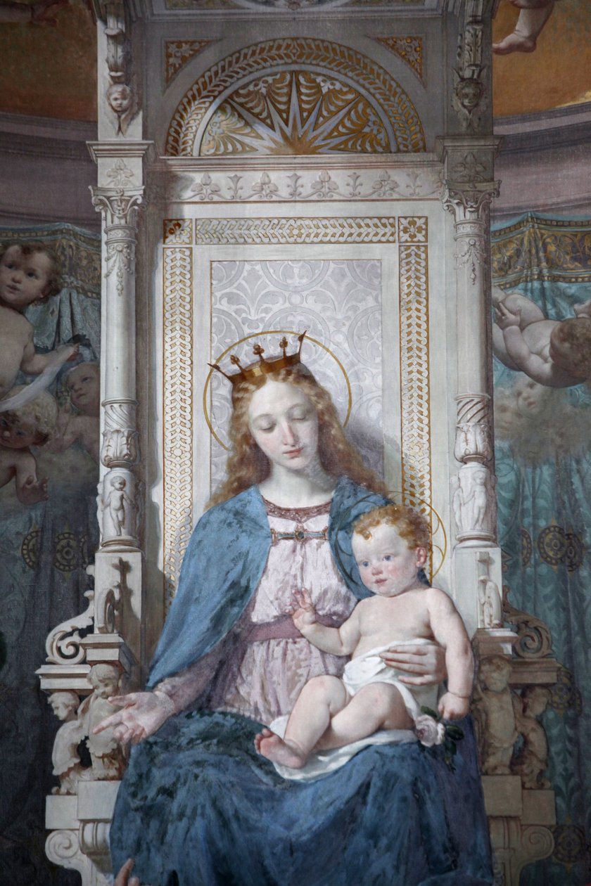 Virgin and child painting in San Filippo Neri church, Turin, Italy 作者 不明