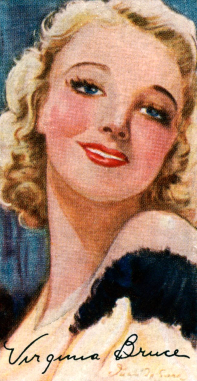 弗吉尼亚·布鲁斯（Virginia Bruce），1910-1982年，美国女演员和歌手，20世纪 作者 不明