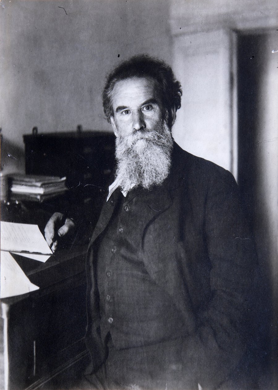 俄罗斯作家弗拉基米尔·科罗连科（Vladimir Korolenko），1910年代 作者 不明
