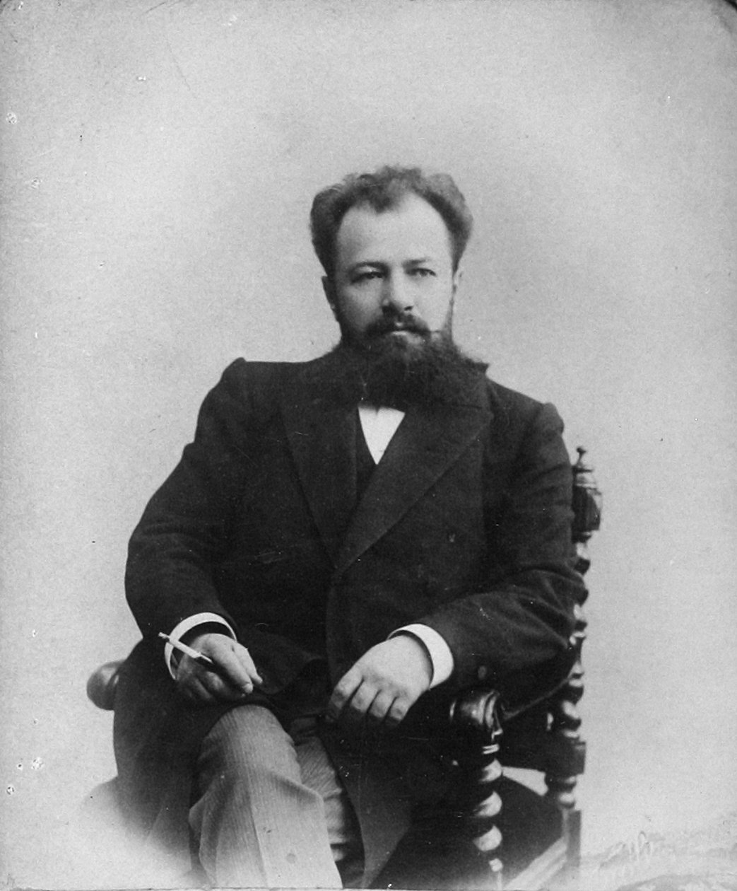弗拉基米尔·内米尔罗维奇·丹琴科（Vladimir Nemirovich-Danchenko），俄罗斯剧院导演，1896年 作者 不明