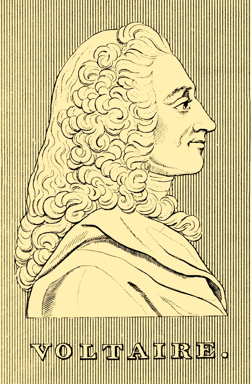 伏尔泰，1694-1778，1830。 作者 不明