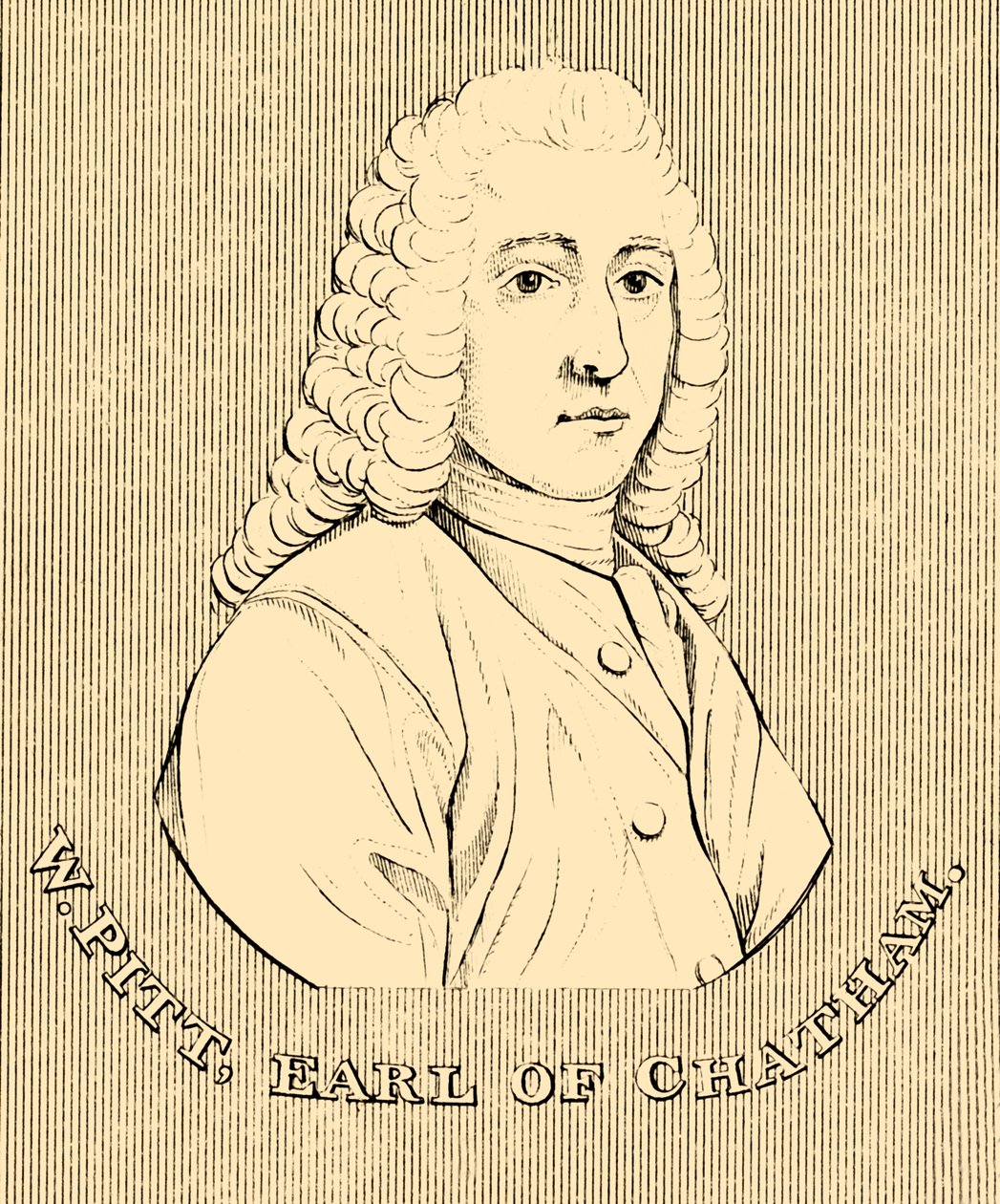 查塔姆伯爵（W. Pitt），查塔姆伯爵，1708-1778年，1830年。 作者 不明