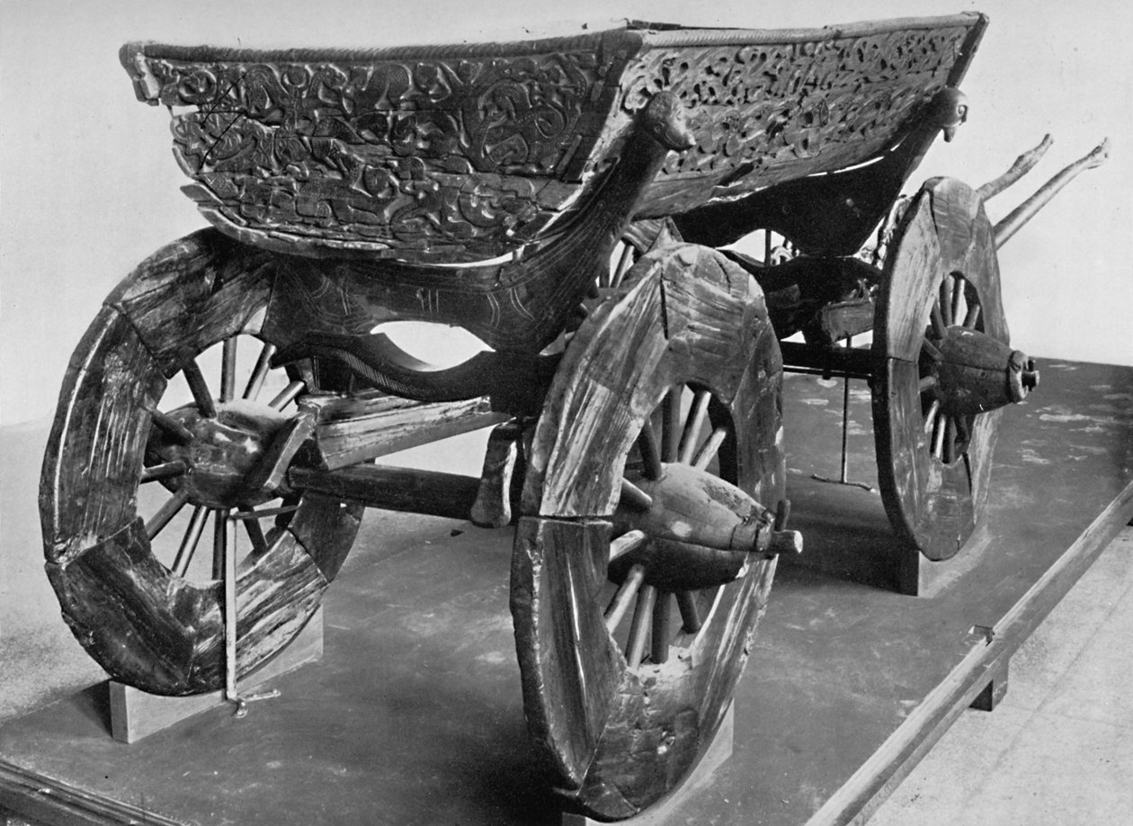 1935年，由Oseberg登上的旅行车 作者 不明