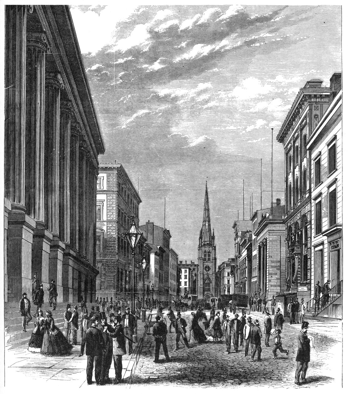 1869年，纽约华尔街 作者 不明