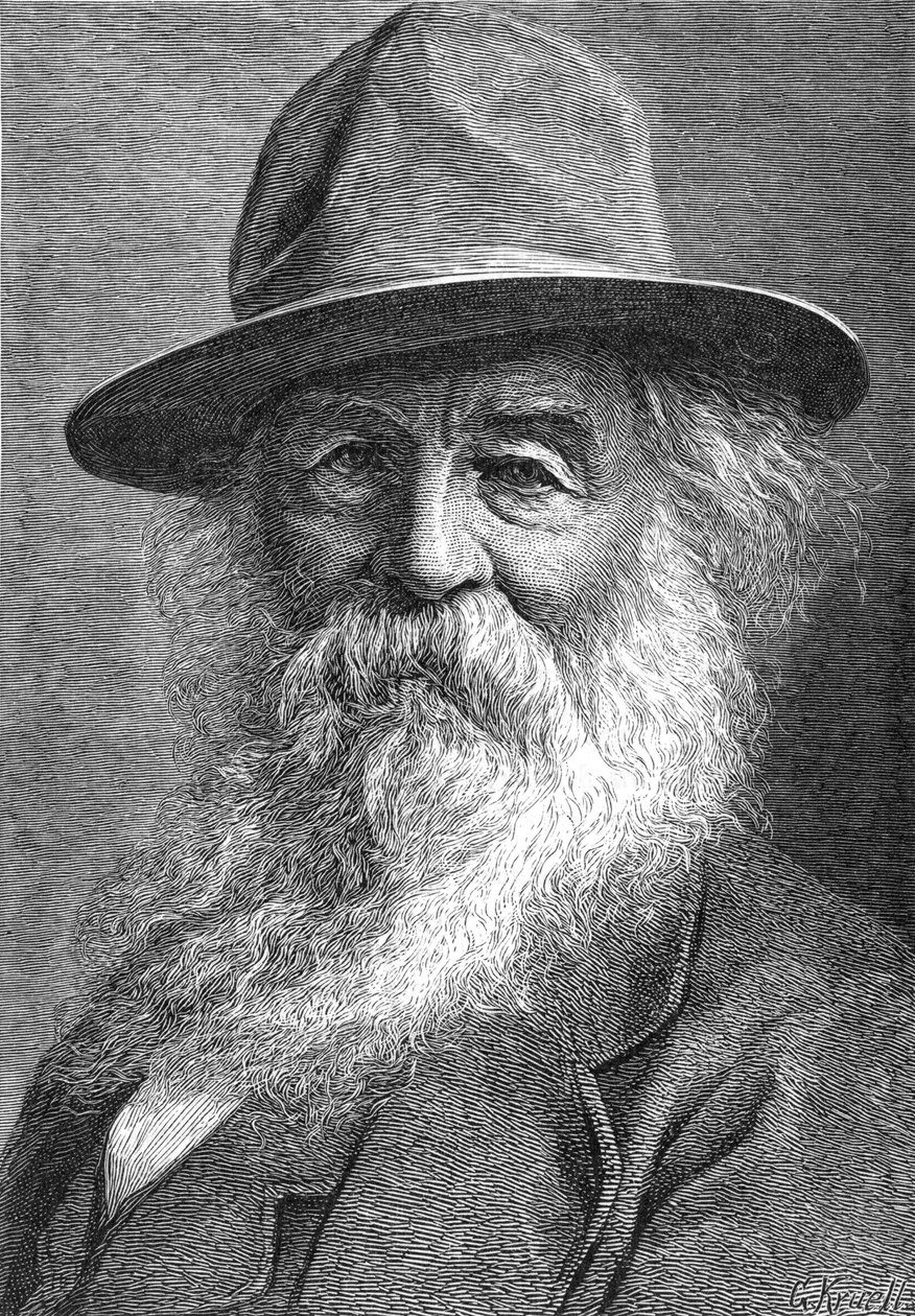 沃尔特·惠特曼（Walt Whitman）1819-1892年，美国诗人，c1880年代 作者 不明
