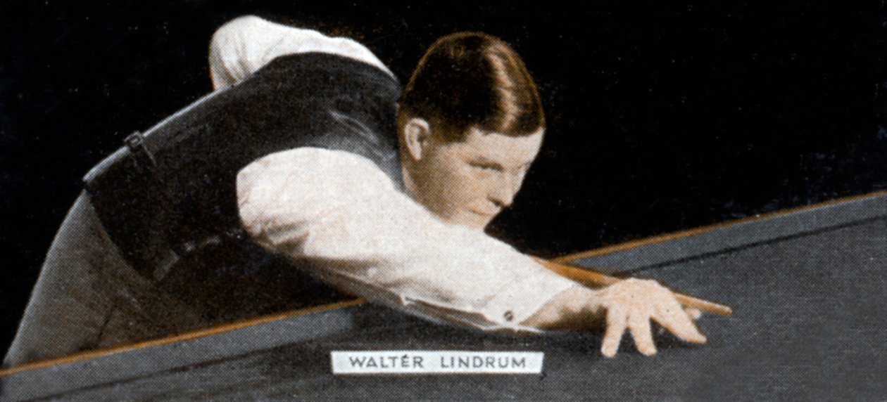 Walter Wally Lindrum，世界台球冠军，1935年 作者 不明