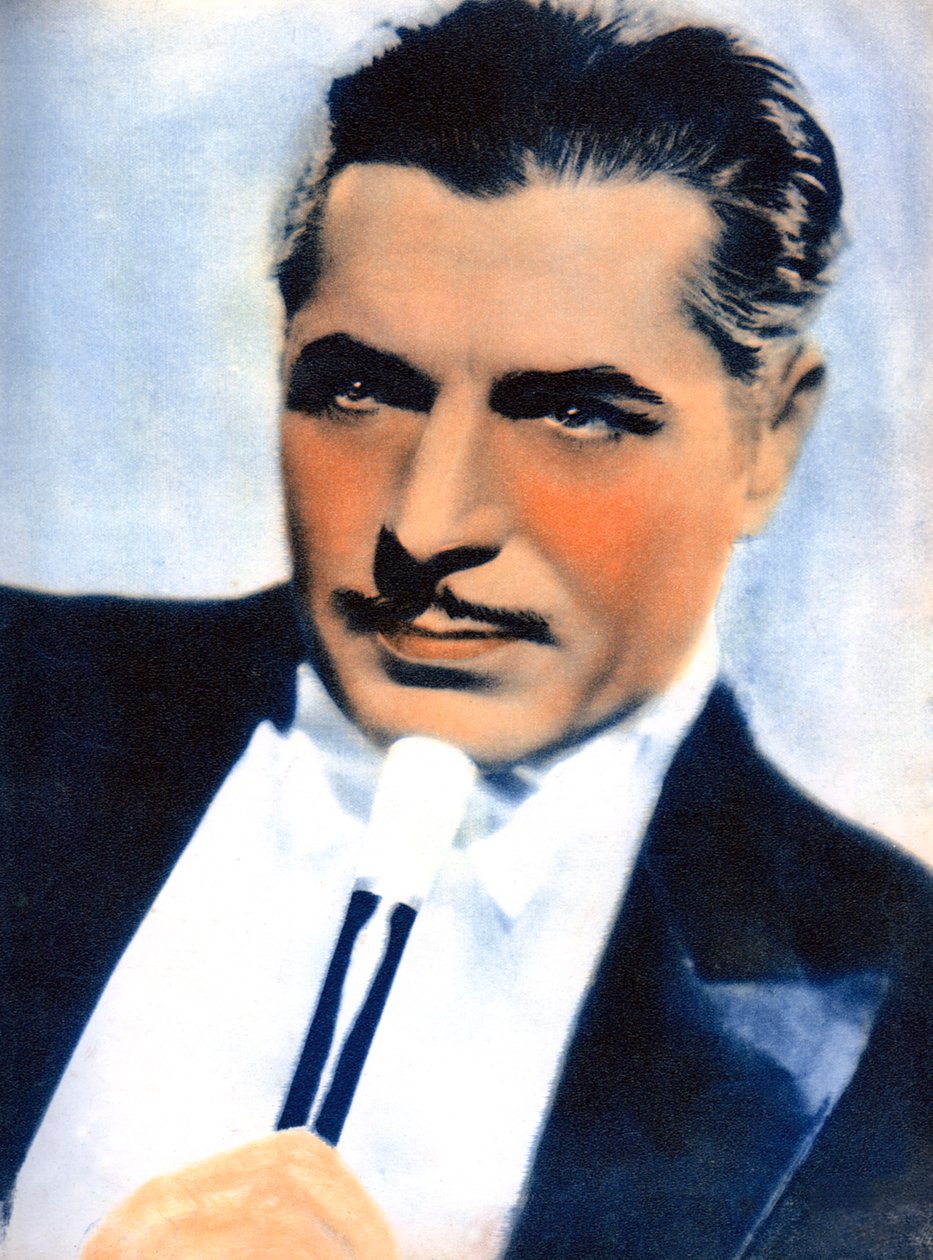美国演员华纳·巴克斯特（Warner Baxter），1934-1935年 作者 不明