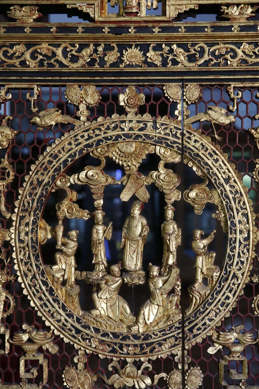 Wat Chedi Luang, Chiang Mai. Art work in the Buddhist museum. Thailand 作者 不明