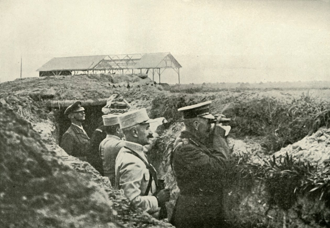 观看法国战役，1915年，1919年。 作者 不明