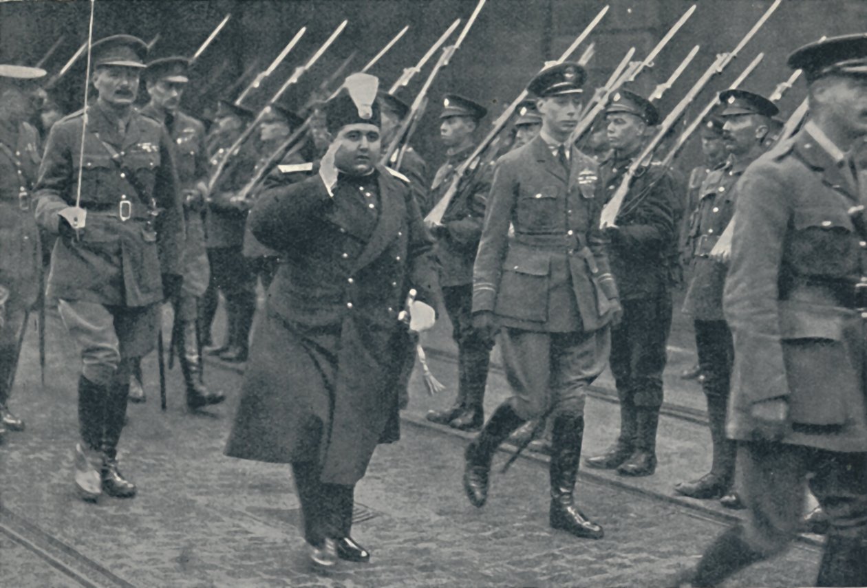 1937年，迎接另一位杰出的外国游客，1937年。 作者 不明