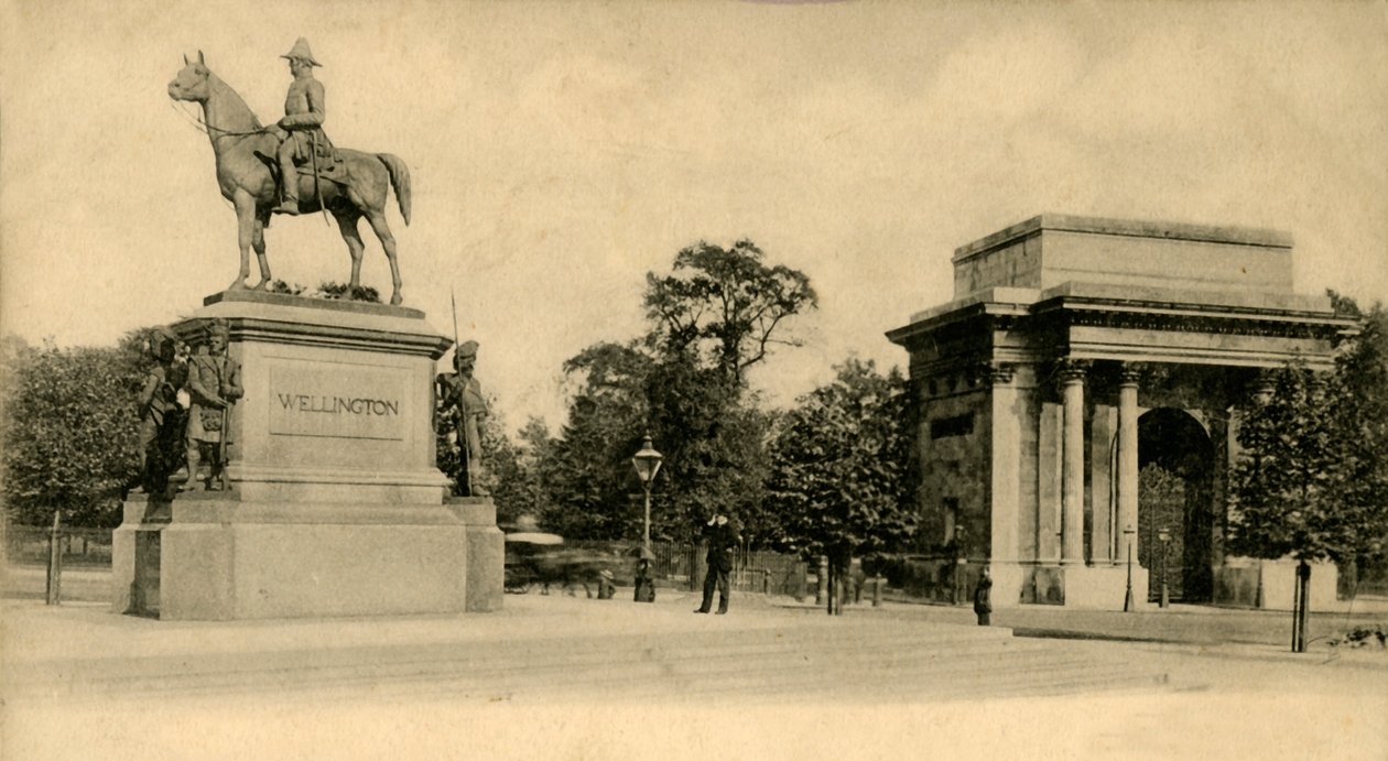 惠灵顿纪念碑，伦敦，c1910。 作者 不明
