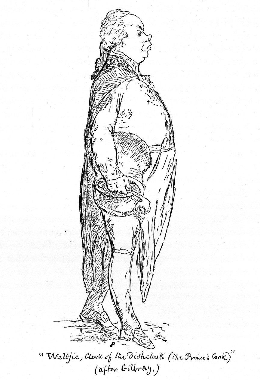 威尔士（The Weltje），18世纪末期的库克亲王（The Princes Cook） 作者 不明
