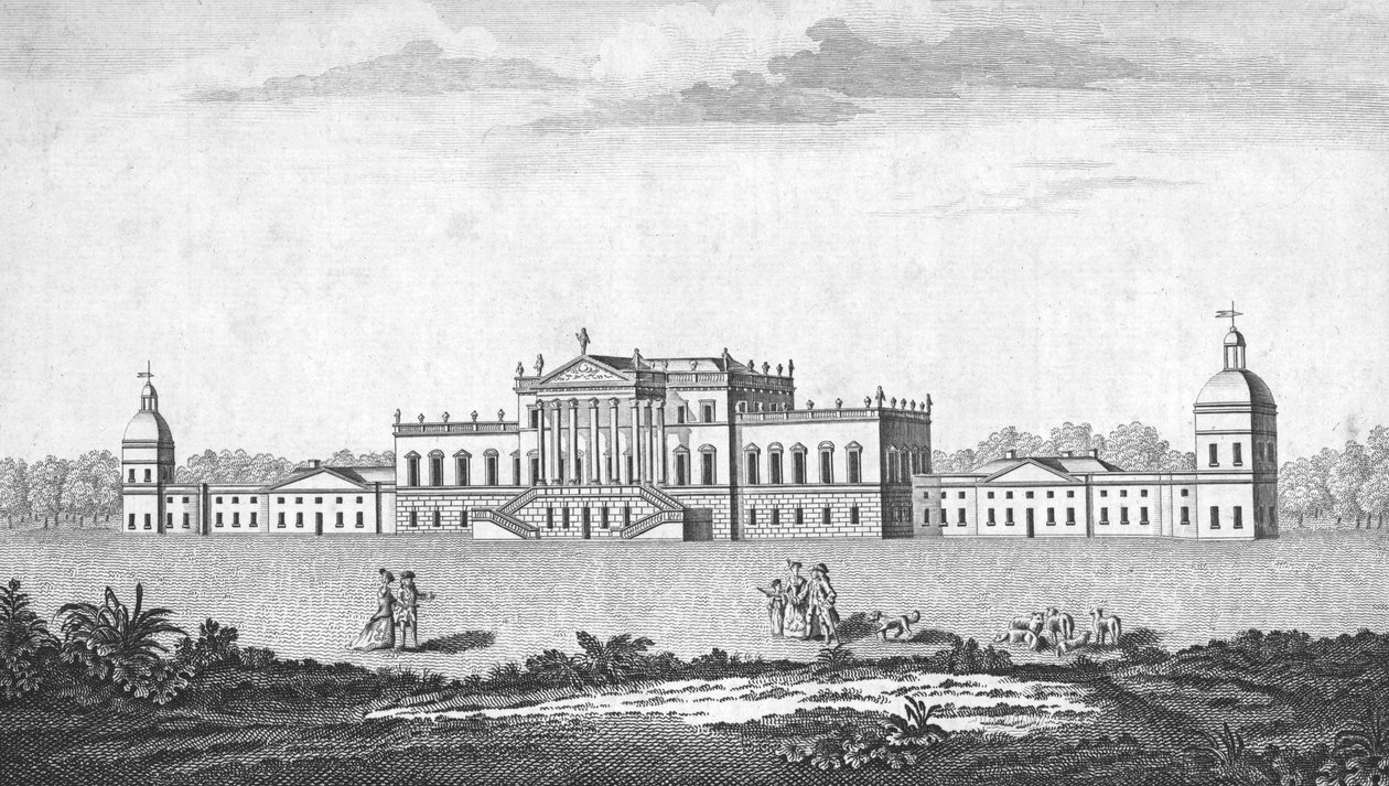温特沃斯伍德豪斯（Wentworth Woodhouse），约克郡，约1780年 作者 不明